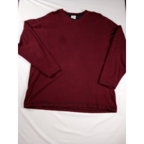 Men's Columbia Long Sleeve Burgundy Shirt Size XL Spot On Front - Picture 4 of 9